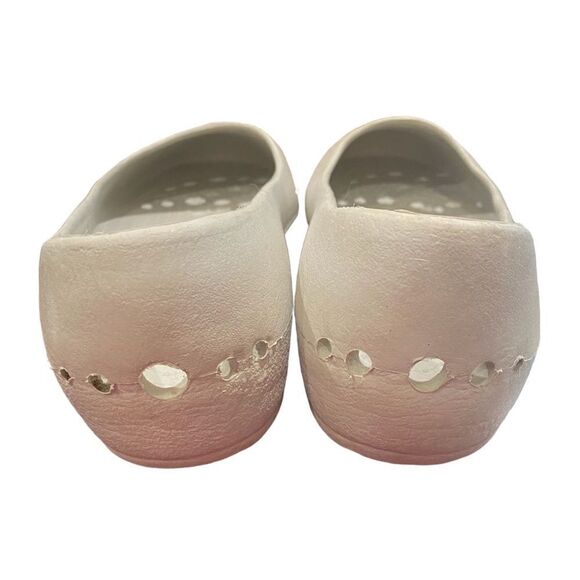 CROCS Prima Ballerina Slip-on Grey Ballet Flats 11 - Picture 6 of 7